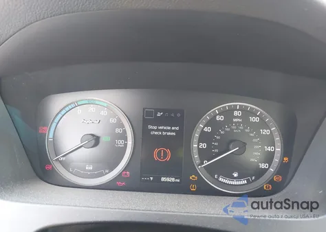 2017 Hyundai Sonata Hybrid Limited z USA, uszkodzony, nr VIN KMHE34L31HA067220